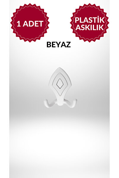 MKLAKS Duvar Beyaz Plastik Vestiyer Portmanto Dolap Elbise Askı askılık – Şık...