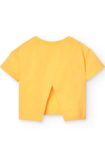 Boboli Girl's T-Shirt with Flower Embroidery