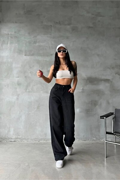 Shield Life Baggy Black Anyela Jean Pantolon