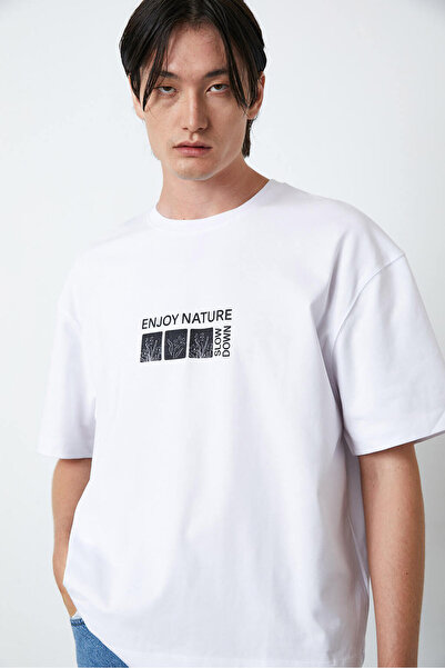 Beyyoglu Baskılı Oversize Tshirt