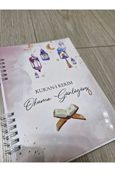 ETİKETİM Kur'an Okuma Günlüğüm A5 BOYUT-PVC KAPAK