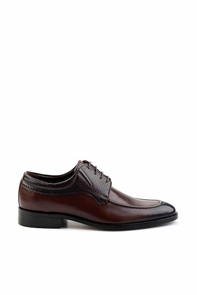 Bambi Brown Leather Men's Classic Shoes E 01630301803