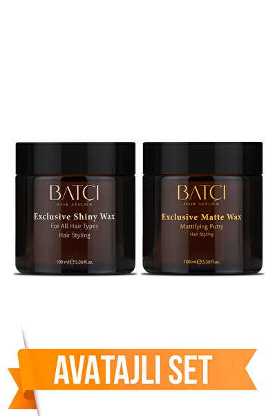 Batçı Hair Atelier Mat Ve Parlak Wax Güçlü Tutuş Gün Boyu Kalıcılık 100 Ml 2'li
