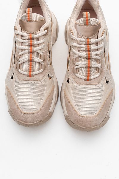LuviShoes Pantofi sport de damă cu model bej MELINA