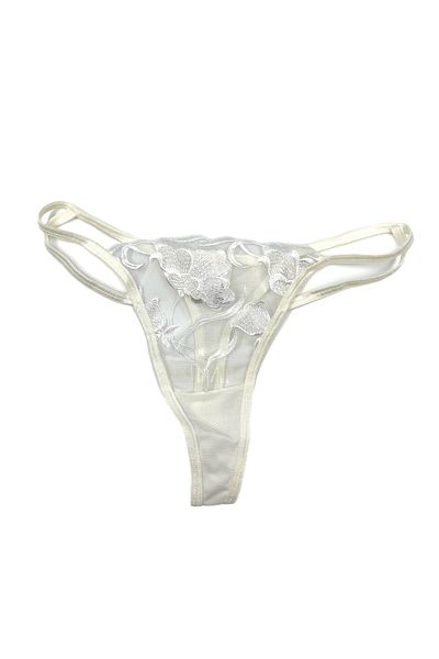 Anıl Supported Embroidery Lace Patterned Bra 3-Piece Cup Set