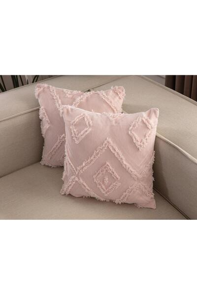 Markaev Bohemian 2-Piece Throw Pillow Cover - Tassel Detailed