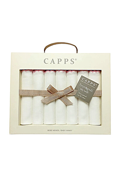 Capps Bebek ağız mendili %100 pamuk 2 kutu 14 adet