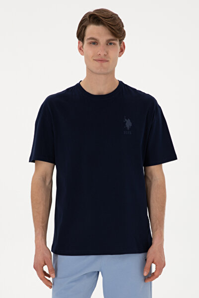 U.S. Polo Assn. Ανδρικό μπλουζάκι Comfort Fit Crew Neck Navy Blue 50305873-VR033