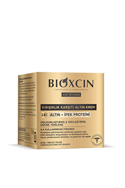 Bioxcin Age Reverse - Kırışıklık Karşıtı Altın Krem