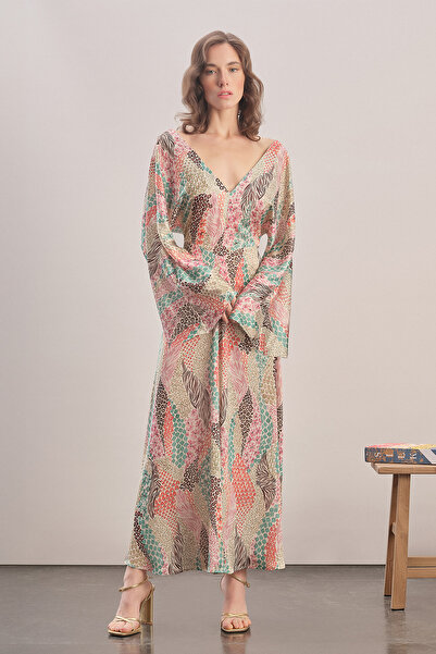 Mavlo فستان جاردان ساتان ماكسي