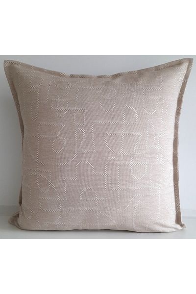 Fabric by Gülçin ΛΙΝΑΡΙ ΥΦΑΣΜΑ ΑΡΙΣΤΟ ΚΑΘΕΤΗ ΚΑΛΥΜΜΑ ΚΕΝΤΗΜΕΝΟ ΜΠΕΖ ΧΡΩΜΑ