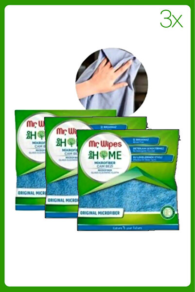 Farmasi Mr.wıpes Tekli Cam Bezi 40 Cm *40 Cm 3 Adet