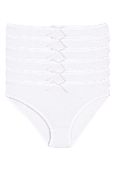 YILDIZ BAMBOO BIKINI Lycra Σλιπ 6 ΣΥΣΚΕΥΑΣΙΑ ΛΕΥΚΟ ΑΣΤΕΡΙ KOD3910