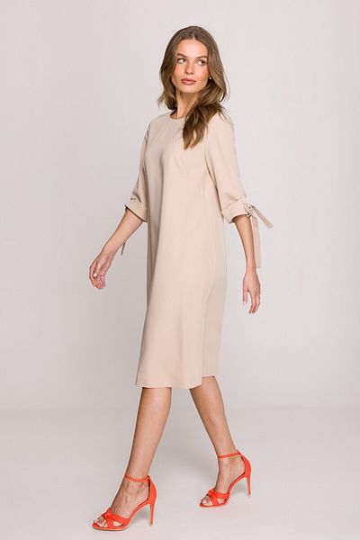 Stylove Rochie trapez cu maneci legate