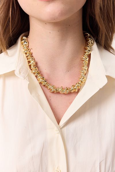 Manuka Burgu Model Necklace Silver