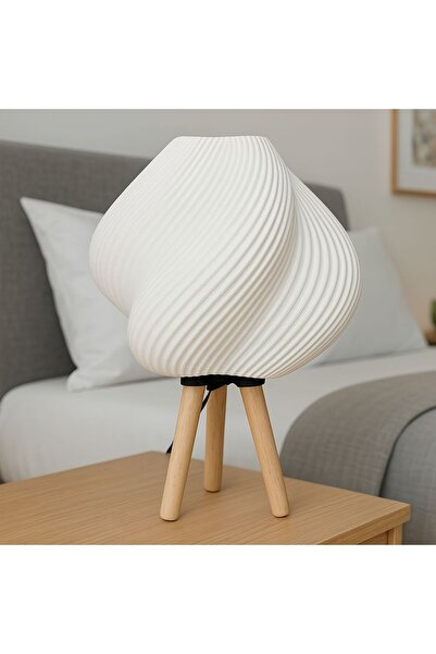 ela777 Lampshade Wooden Leg Design Lampshade