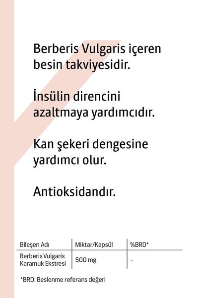 Live Yourself Berberin 500 Mg – Karamuk Ekstresi – 30 Kapsül