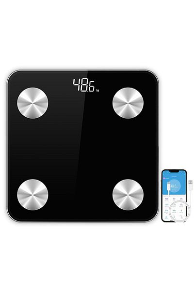 COOYA Smart Scale for Body Weight, 30cm Bluetooth Large LCD Display Screen