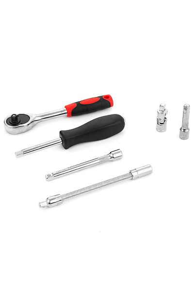 sharpdo Auto Repair Tools 46-piece Socket Wrench Set, Precision Hardware Repair Opening Set for Repair Shop