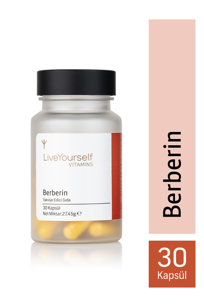 Live Yourself Berberin 500 Mg – Karamuk Ekstresi – 30 Kapsül