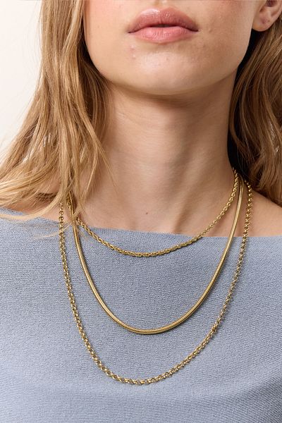 Manuka Golds 3-Piece Chain Necklace