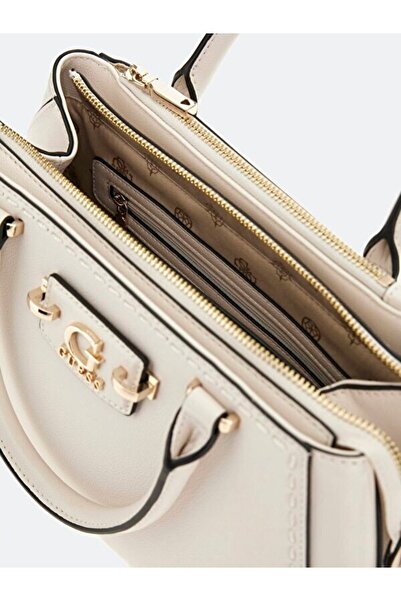 Guess NASTRA SOCIETY SATCHEL Жіноча біла сумочка HWBG9637060-OFF