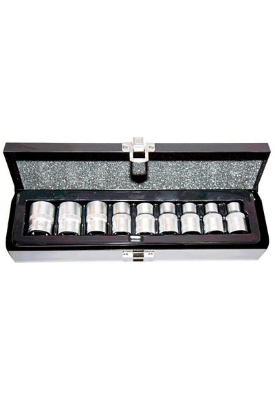 Nt Tools 1/2" E Type 9 Piece Torx Socket Set - Crv Ncset12E