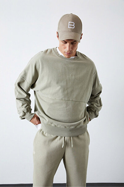 Beyyoglu Yıkamalı Basic Sweatshirt