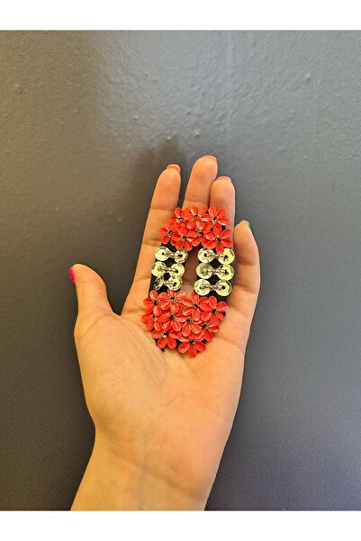 Gönülden Tasarım PERLA SVETLICA 8X4 CM Crvena ŠIVAĆA APLIKACIJA OKLOP