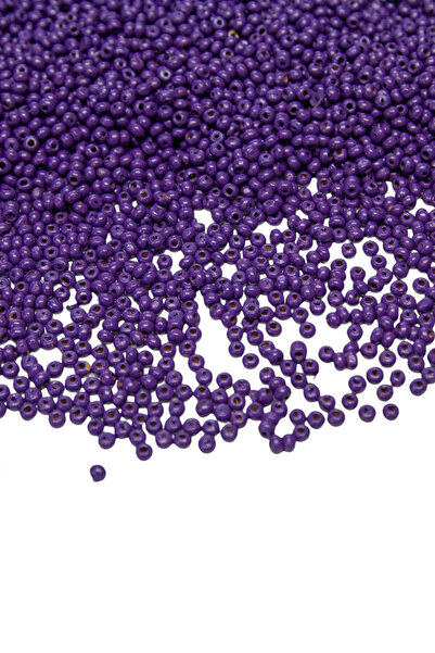 Serhat Aksesuar ve El İşçilik 3 ملم خرز خشبي بنفسجي 60 جرام