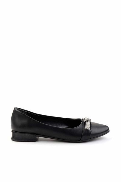 Bambi Women's Black Ballerinas - K 01039102509   Model