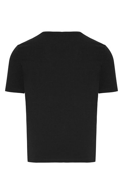 DOSXX V-Neck Women's Combed Cotton Lycra Short Sleeve Slim Fit Slim Fit Body T-Shirt