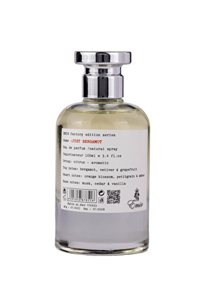 EMIR Just Bergamot - Factory Edition από τον Emir - unisex - EDP 100 ml
