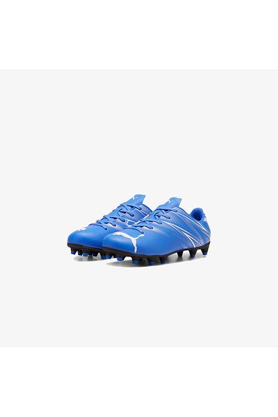 Puma Pantofi de fotbal pentru gazon albastru pentru copii Attacanto Fg Jr