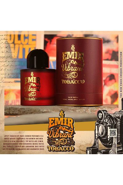 EMIR Vibrant Spicy Tobacco by Emir - barbati - EDP 100 ml
