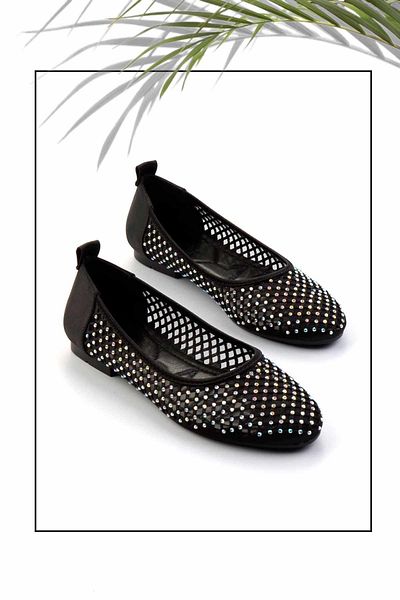 Bambi Balerini de damă negri - K 01015010009   Model