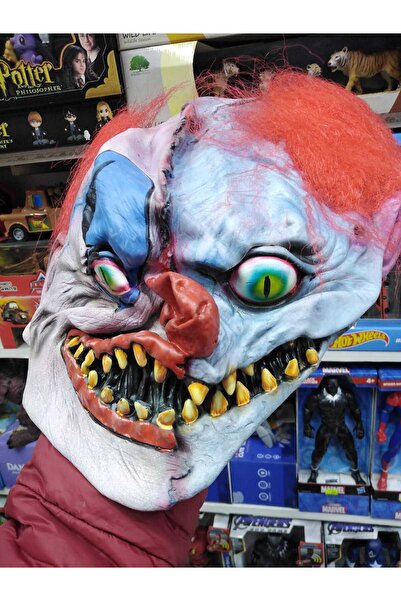 MuditaToys Korkunç Maske, Korku Maskesi, Halloween Horror Mask Evil, Cadılar ...