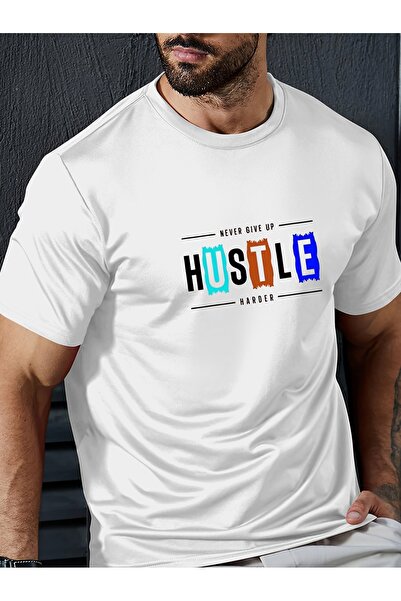 Lider Leather Tricou unisex imprimat - Amestec de bumbac și poliester, elegan...