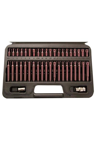 Nt Tools 42 Pcs Torx, Allen and m Type Bits Set S2 Steel Ncsetba42S