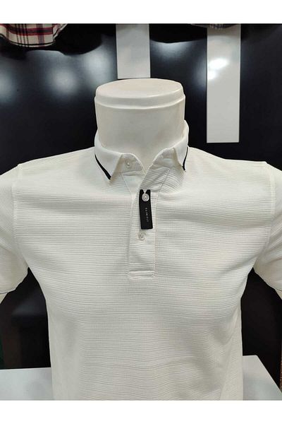 ADVANTE Güncüoglu New Season Slim Fit Polo Collar Men's Sports T-Shirt with Sleeve and Collar Detail