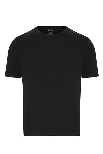 DOSXX V-Neck Women's Combed Cotton Lycra Short Sleeve Slim Fit Slim Fit Body T-Shirt