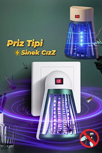 Uniquem Priz Tipi Elektrikli Tabletsiz Sinek Öldürücülü Gece Lambası LTX01 Fişe Tak Rahat Uyu