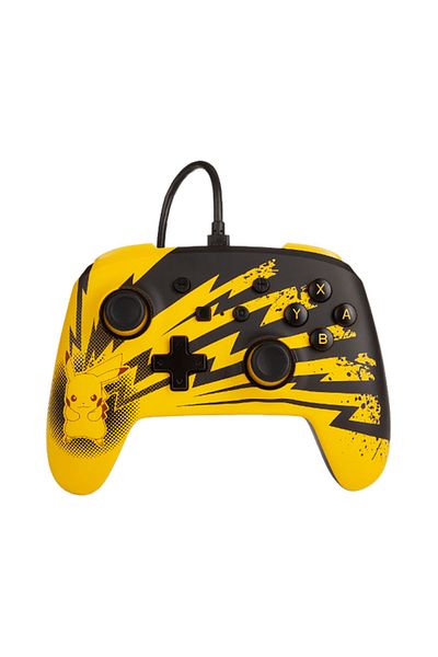 Powera Pokemon Enhanced Wired Controller For Nintendo Switch “ Pikachu Lightning