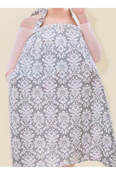 HALAMODO Adjusted and Comfortable Cotton Nursing Cover With A Carrying Case For Storage-Grey