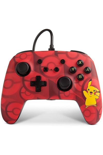 Powera Nintendo Switch Enhanced Wired Controller - Pikachu