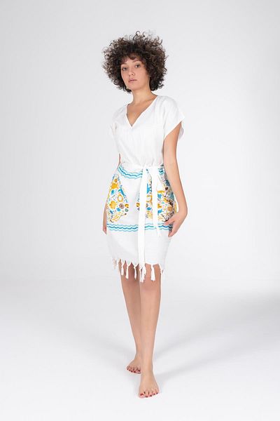 VAROL Bamboo Beach Dress - Printed