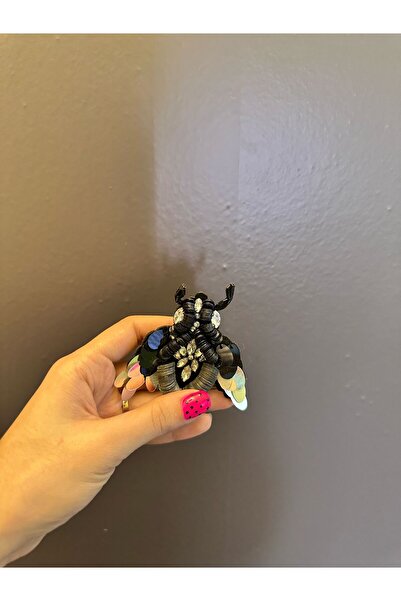 Gönülden Tasarım الحديد على الترابط الأسود الترتر حجر الراين مطرز فراشة شعار النبالة الخياطة زين 7X7 سم