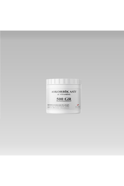 AcarKimya Askorbik Asit C Vitamini - E300 Gıda Tip 500 Gr