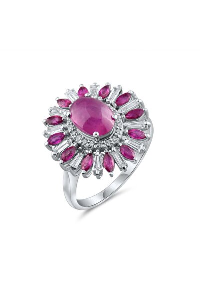 Lial Diamond 3.19 Karat Pırlanta Turmalin Yüzük, Gerçek Pırlanta, Sertifikalı...