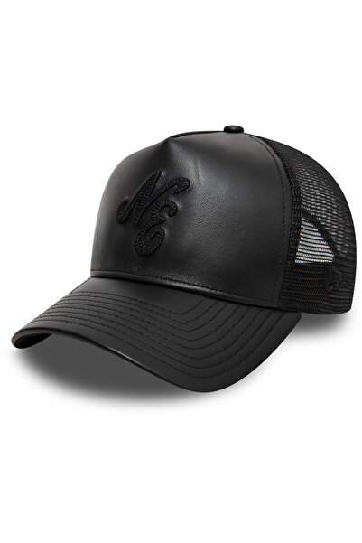 NEW ERA Sapca Newera Img Piele Trucker Newera Blkwhi
